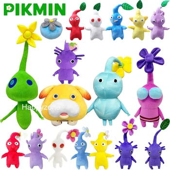 게임 Pikmin 올스타 봉제 인형 장난감, 동물 얼음 날개 꽃 봉오리 잎, 올리마르 전구, 챠피 소프트 인형, 봉제 인형, 아이 선물 