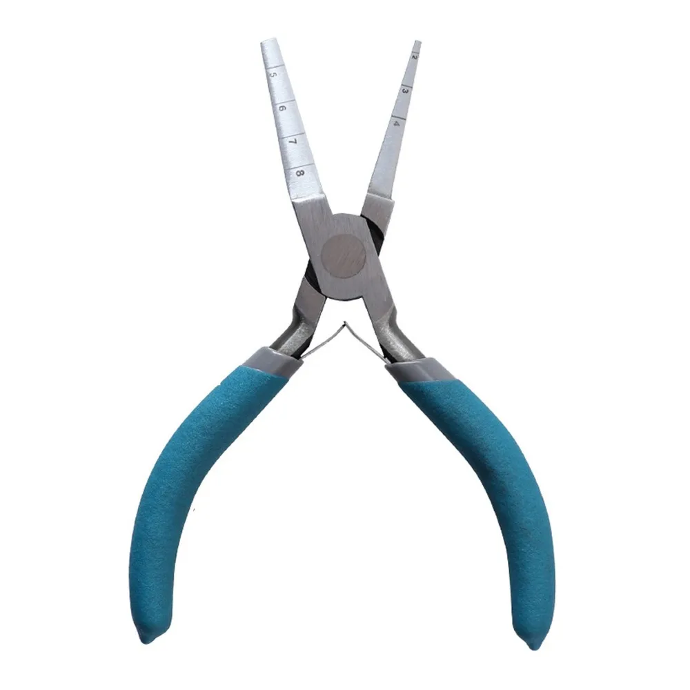 6 Inch Length Wire Looping Pliers With Scale Double Square Nose Square Shape Pliers Professional Grade 2-8mm Diameters