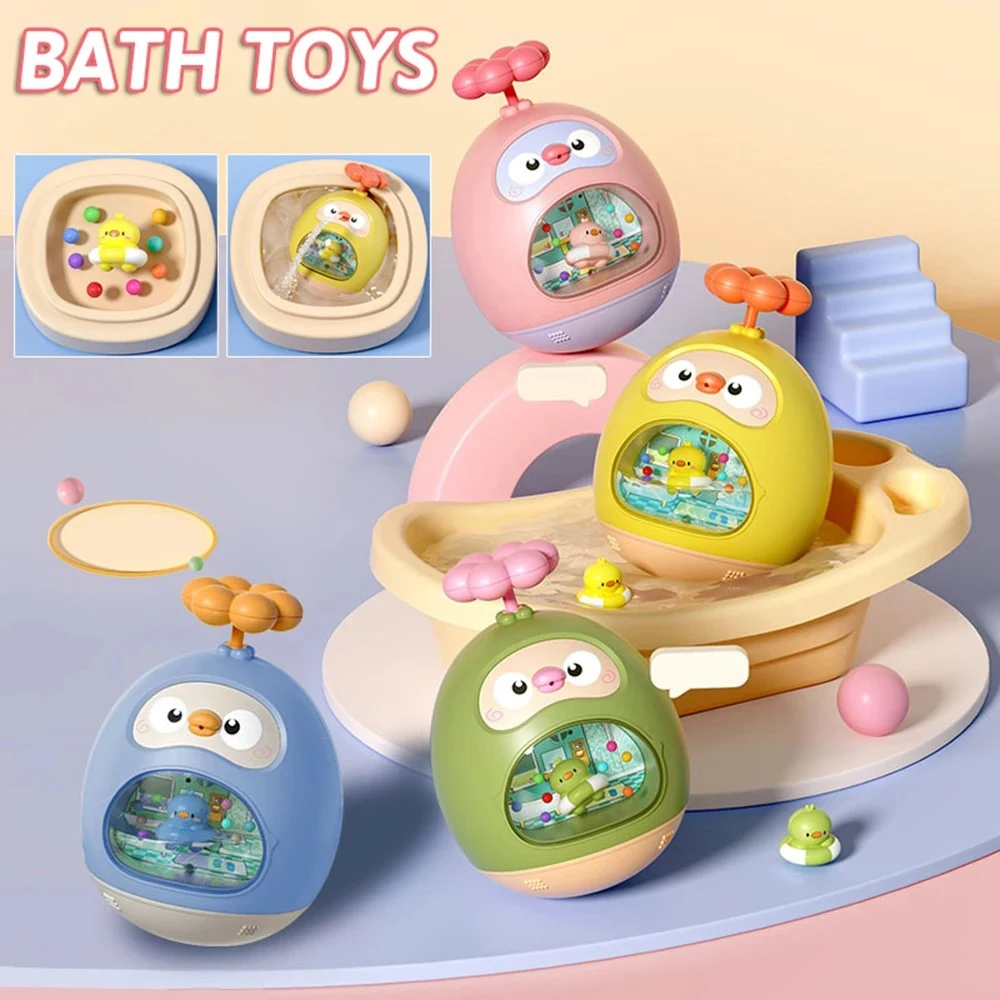 

Baby Bath Toy Amphibious Cute Fun Spray Water Tumbler Toy Water Bathtub Pool Beach Kids Baby Toys 12 Months Bathing Bathroom