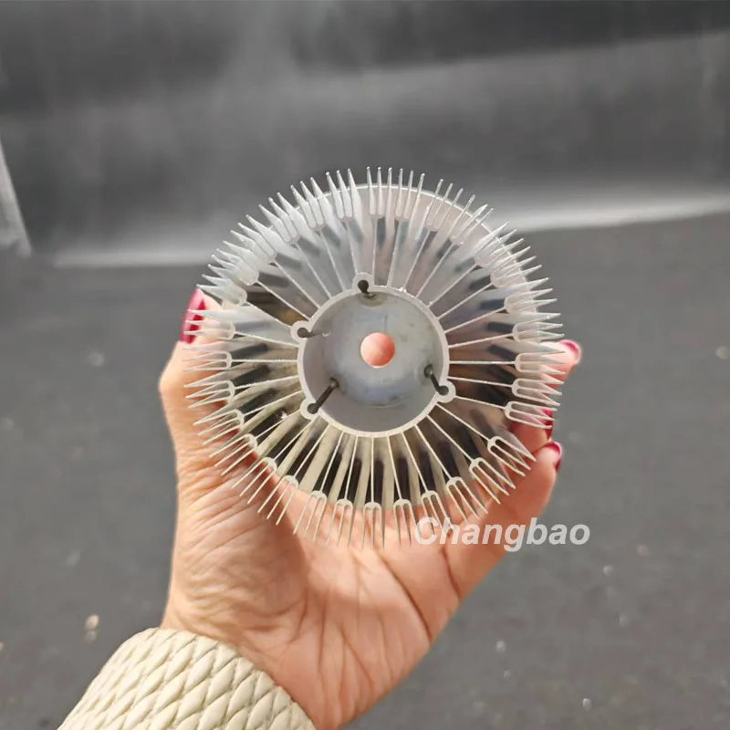 90mm Aluminum Profile Radiator 9-12W High Power Led Heasink
