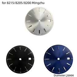 29mm Watch Dial Replacement Part for 8215/8205/8200 Mingzhu Movement Watch Replacement Part