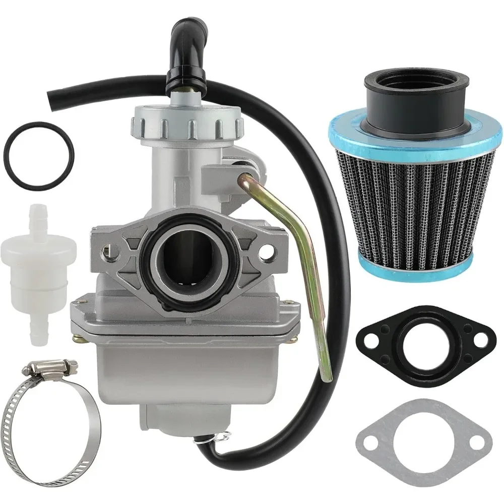 PZ20 Carburetor 49cc 70cc 90cc 100cc 110cc 125cc Carb for ATV 4 stroke for Honda CRF50F XL75 CRF80F XR50R with Gasket Air Filter