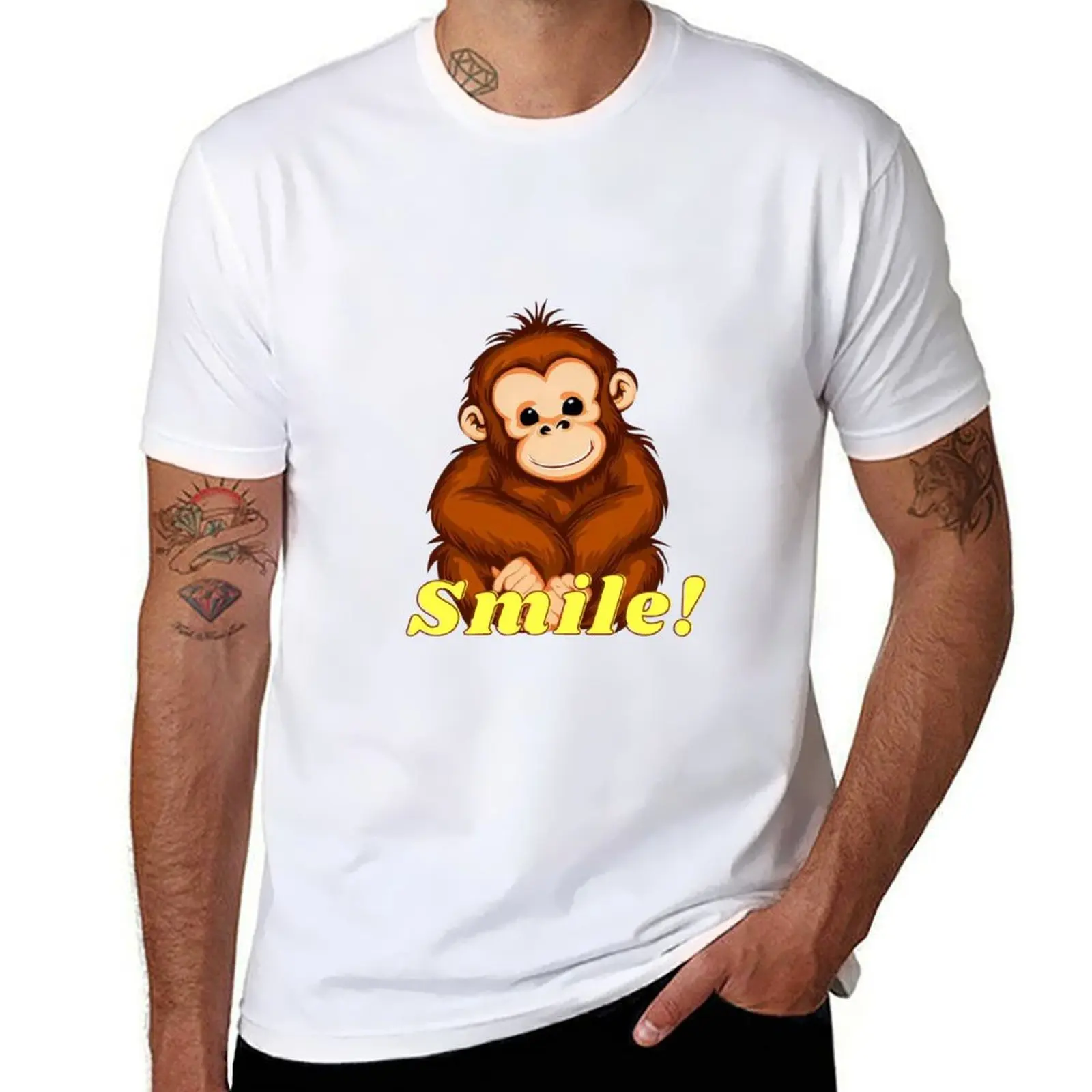 

Baby Orangutan T-Shirt for a boy Clothing anime stuff mens t shirt