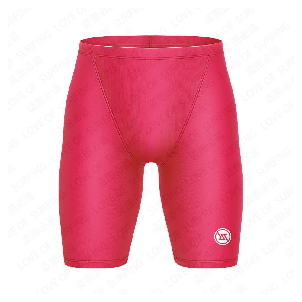 Flat angle swimming trunks, water swimming, surfing, sports swimming, men\'s swimming trunks, shorts can be customized