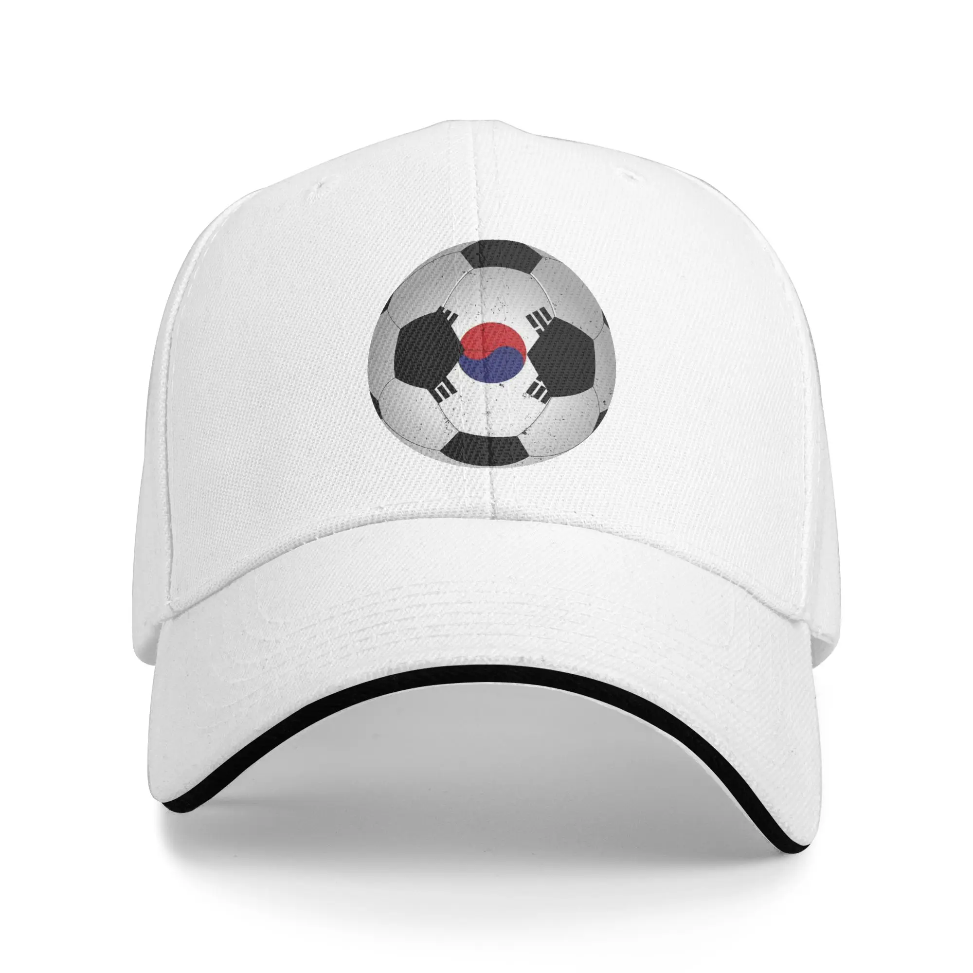 Baseball Cap Soccer South Korea Flag Merch Men Women Baseball Caps  Unique Hats Cap Outdoor Travel Adjustable Fit Snapback Cap