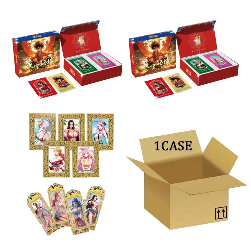 Wholesale One Piece Collection Cards Kaiyuan Dunhuang Diamond Enamel Glass Booster Box Anime Trading Cards