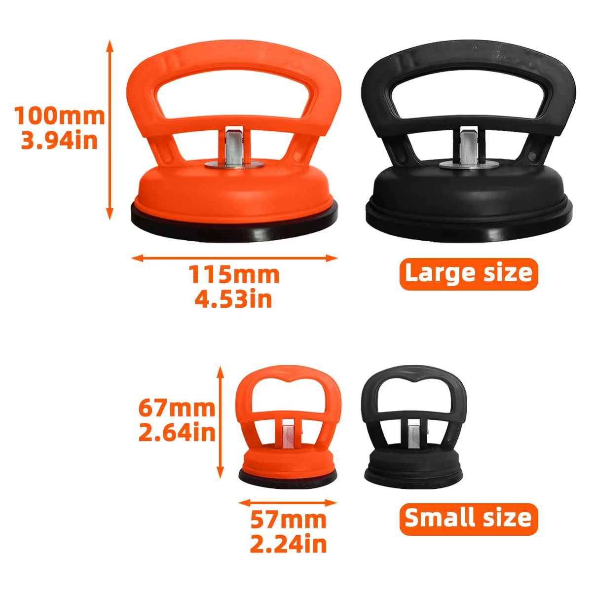 1/2PCS Car Dent Puller Suction Cup Large and Small Size Body Repair Puller Tool for Auto Dent Removal and Panel Disassembly