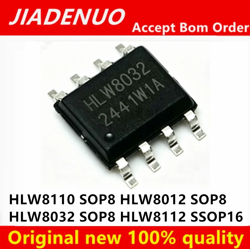 5-10/PCS New Original HLW8110  HLW8012 HLW8032 SOP8 HLW8112 SSOP16 Single-phase multi-function metering chip In Stock
