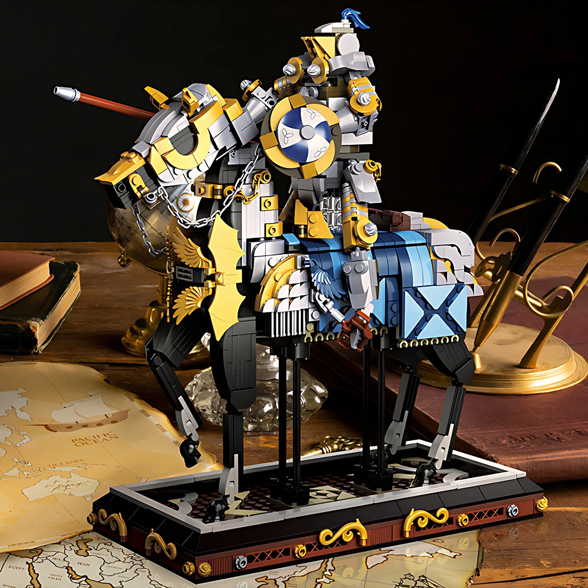 

1247pcs Creative Series Medieval Knight Model Building Blocks Bricks Set Toys