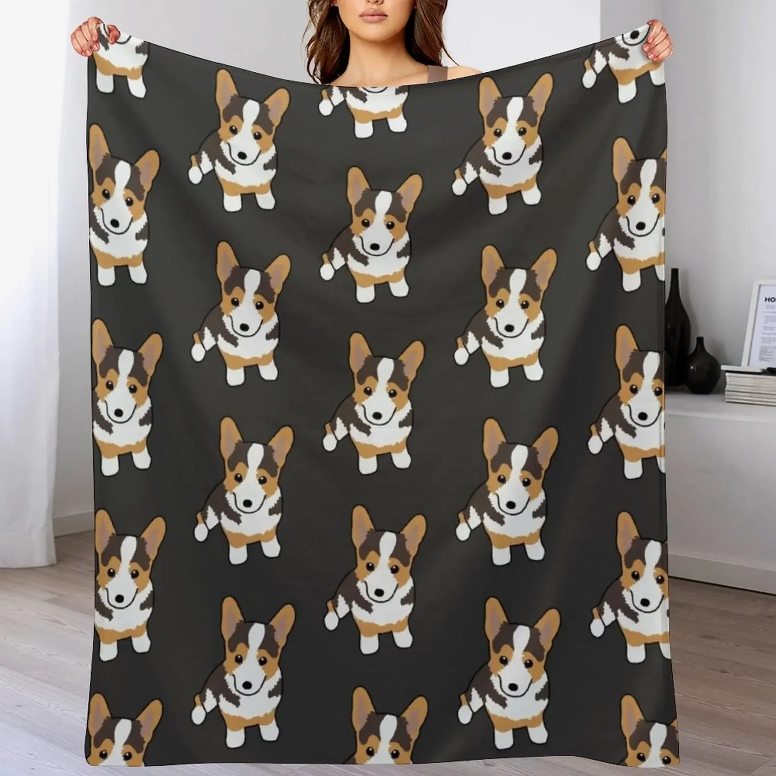 

Pembroke Welsh Corgi Throw Blanket Versatile Cozy Throw Blanket for All Occasions