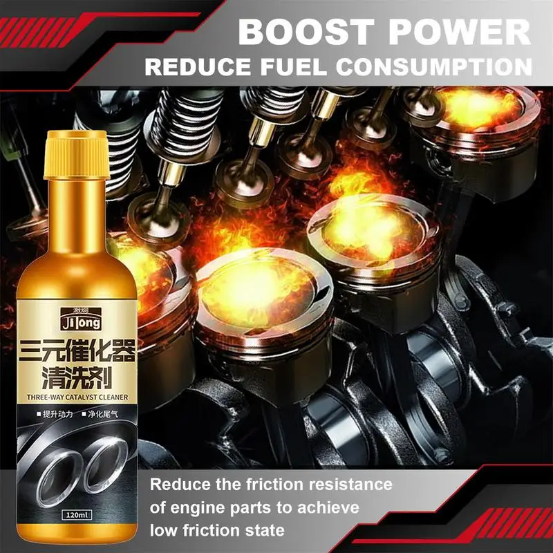 120ml Vehicle Engine Catalytic Cleaner Engine Fuels System Booster Converter For Car Accessories Diesel Engine Cleaner