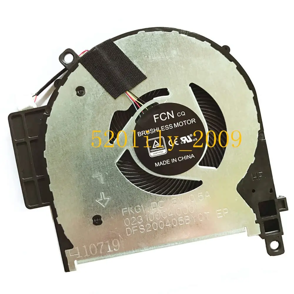 For HP ENVY X360 15-CN 15-CP TPN-W134 W135 cooling cpu fan