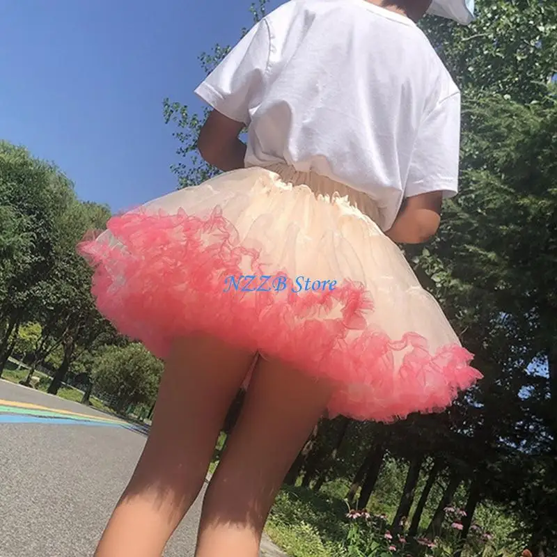 T21F bez kości halka z miękkiego tiulu na idealną krótką spódniczkę cosplay spódnice na imprezę tematyczną