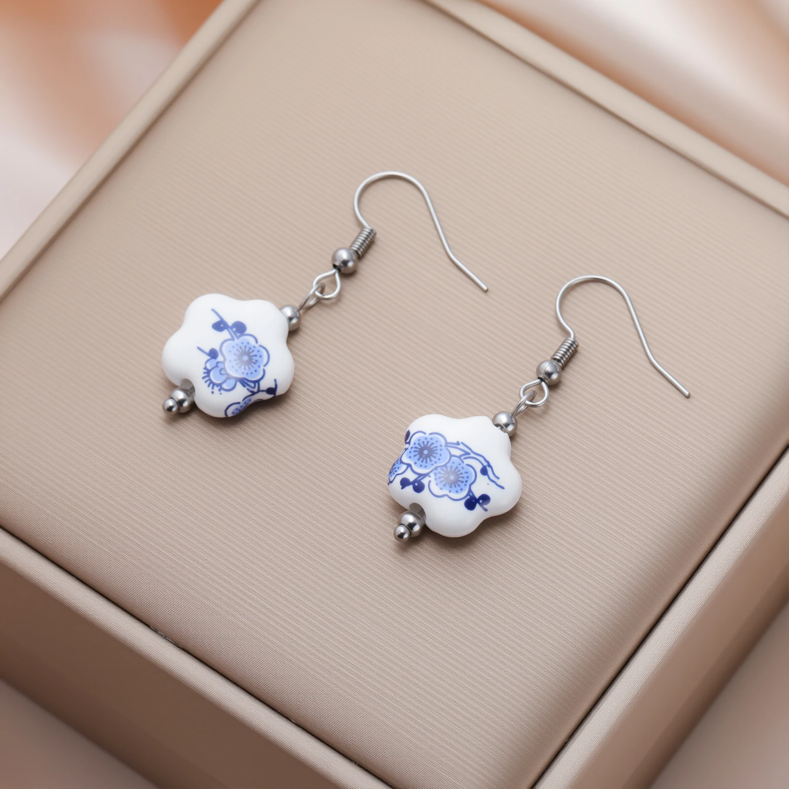 

COOLTIME Ceramics Plum Blossom Women Drop Earrings Charm Jewelry Gifts 2025
