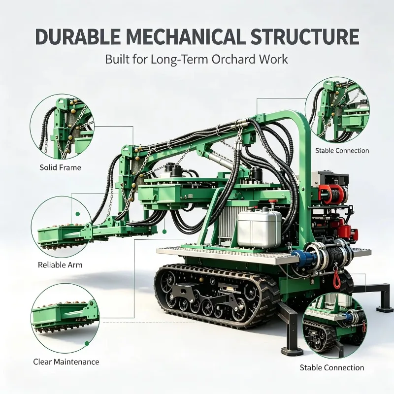 Self Propelled Tracked Fruit Picker for Apple Pear and Citrus Orchard