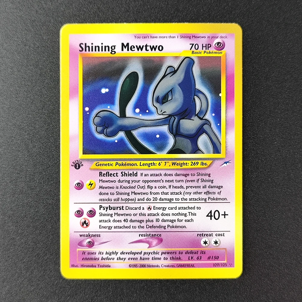 Self Made PTCG BKM English Mewtwo GX Secret Armored Mewtwo Full Art Mewtwo  & Mew GX Hobby Collection Flash Card Toy - AliExpress 26