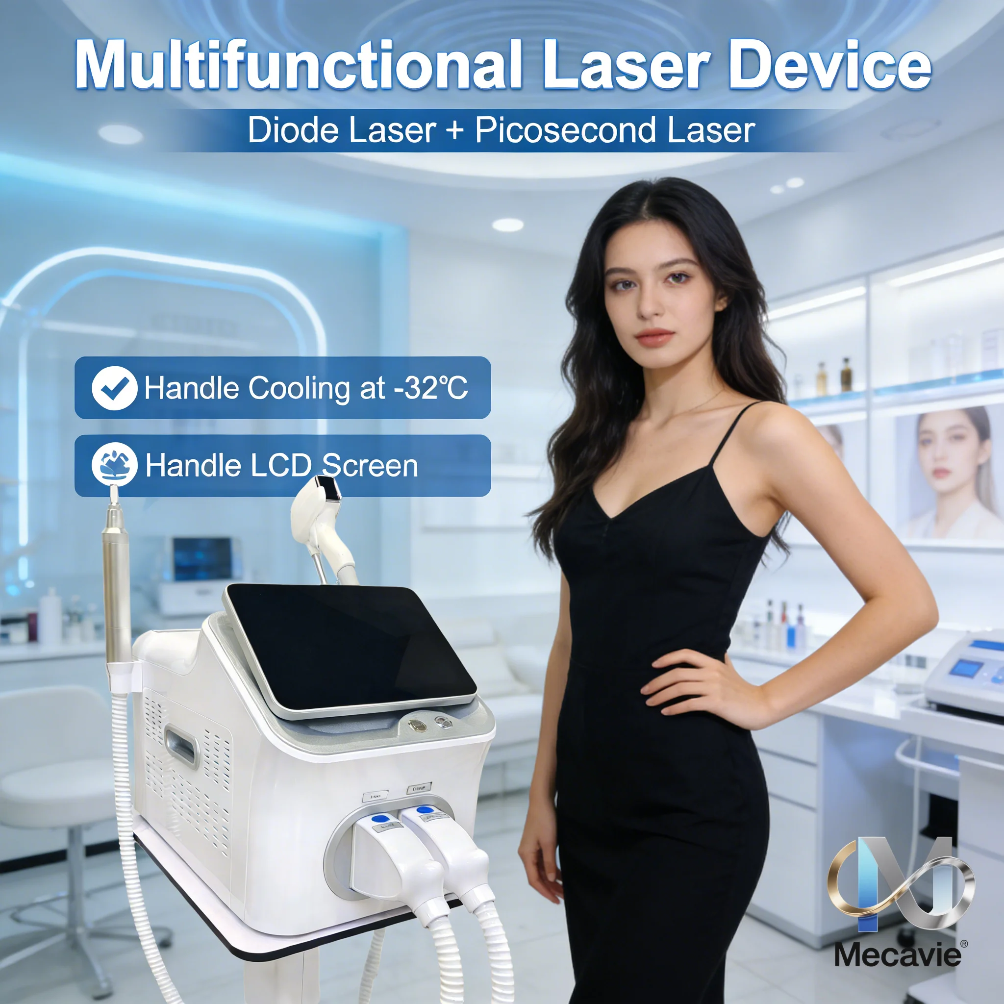 

Диодный лазерный аппарат для удаления волос 2-в-1, 808 нм, профессиональное устройство для перманентного удаления волос, для мужчин и женщин, инструменты для омоложения кожи и красоты