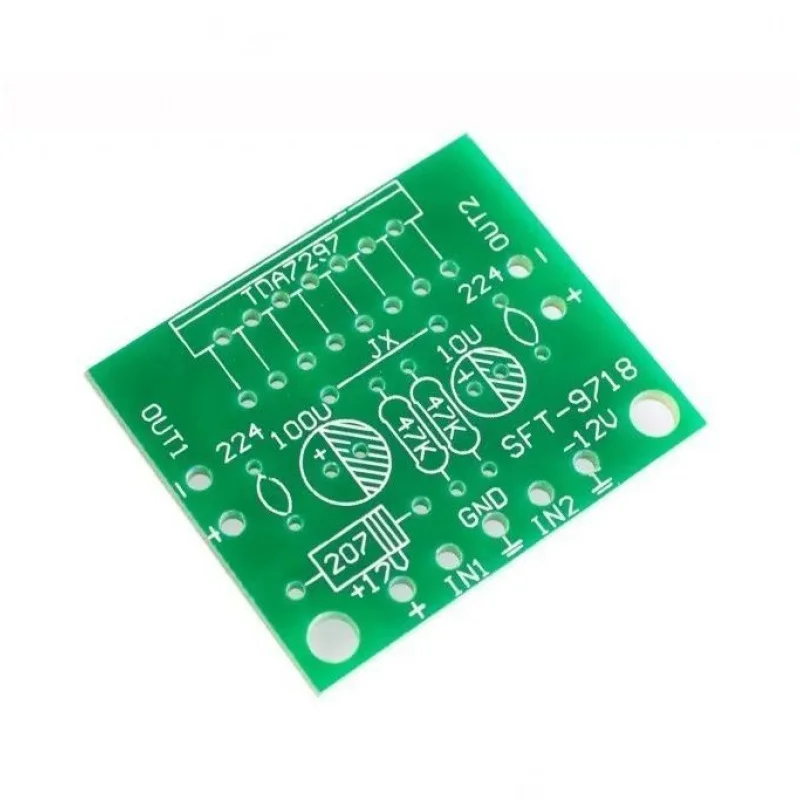 

TDA7297Amplifier Board Components Dc12V Post-Stage2.0Dual Channel15W+15W ElectronicDIYKit