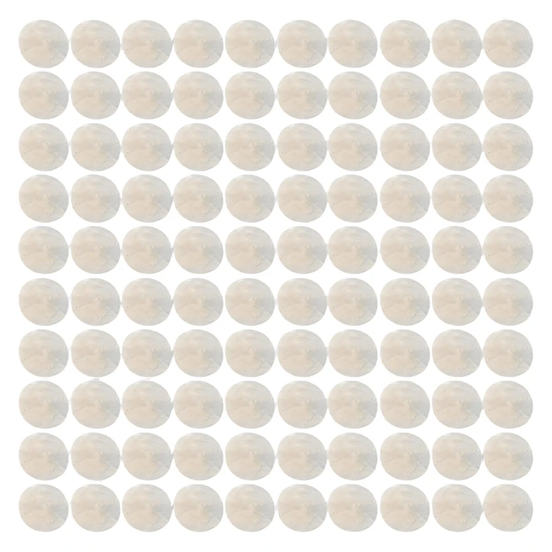 Round Capiz Shell Slices with 2 Holes, Natural Polishing Finish for DIY Jewelry Making, Wind Chimes Hanging and Handmade J0MC