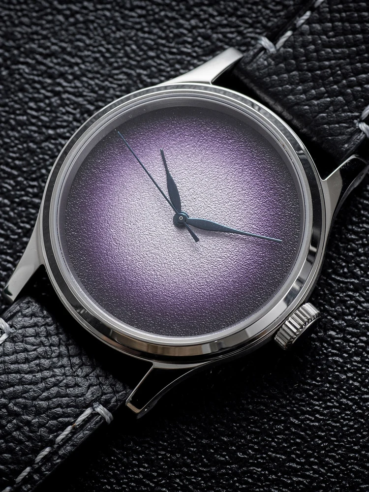 ساعة ميكانيكية أوتوماتيكية للرجال حركة ميكانيكية زجاج الياقوت شخصية 38 مللي متر ساعة عمل #3