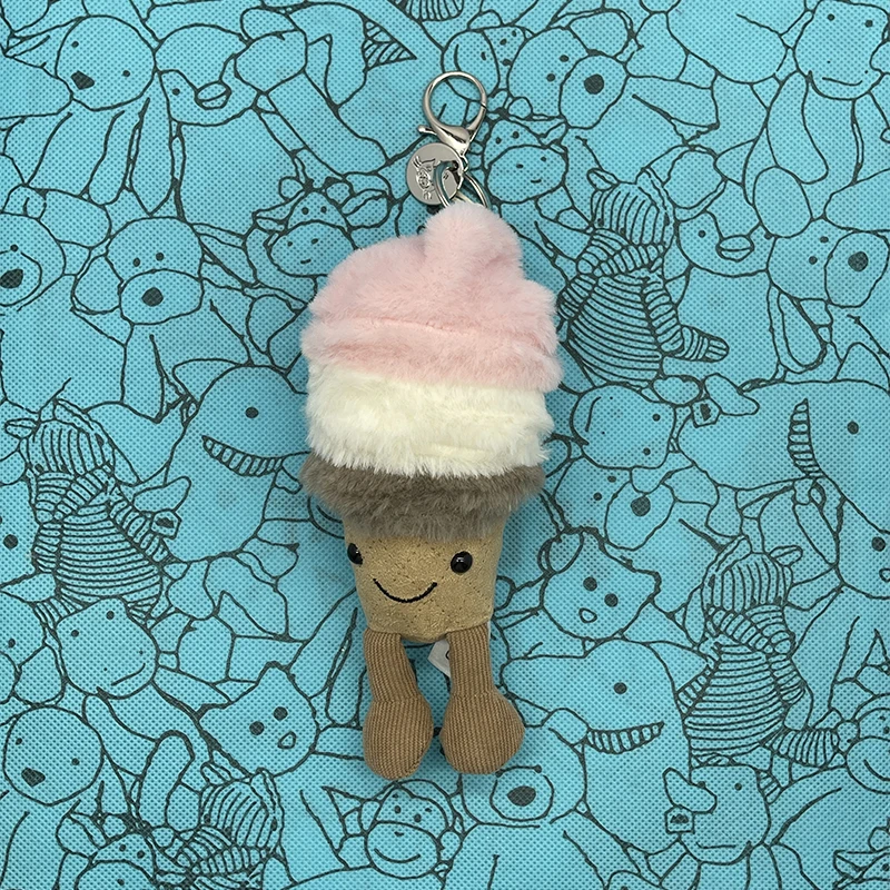 Macaron-Style Marshmallow Plüsch-Schlüsselanhänger mit Pitaya-Design, Weiches Spielzeug, Golf-Serie, Rucksack-Anhänger, Lustiges Halloween-Geschenk – Detail 3