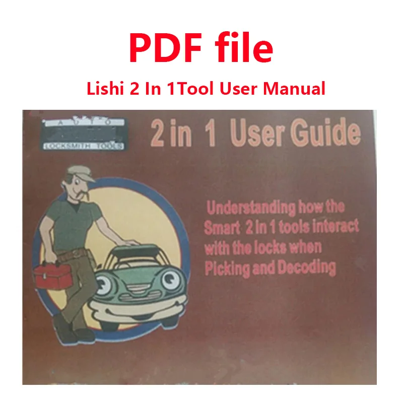 

2 In 1 Lishi Tool Instrution Book User Manual Lishi Decoder 2IN1 User Guide FOR CAR LOCK With Pdf Manual (Only PDF)