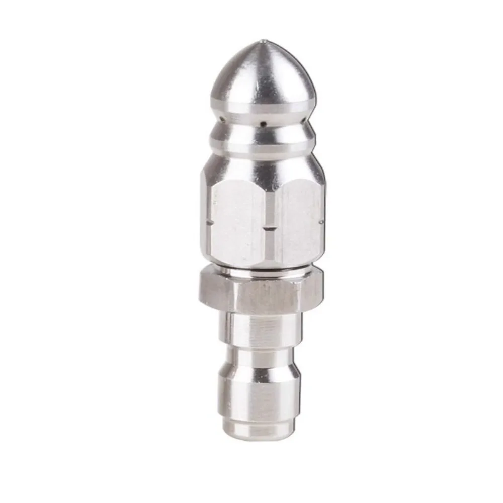 

Sewer Cleaning Head High-pressure Pipe Flushing Nozzle Quick-connect Water Gun Nozzle