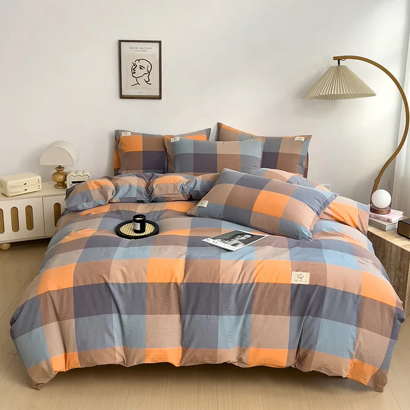 

1 шт., комплект пододеяльников из чистого хлопка, мягкий, удобный, для спальни, 100% хлопок, материал, уютная одеяло для сна, только пододеяльник yinglunge