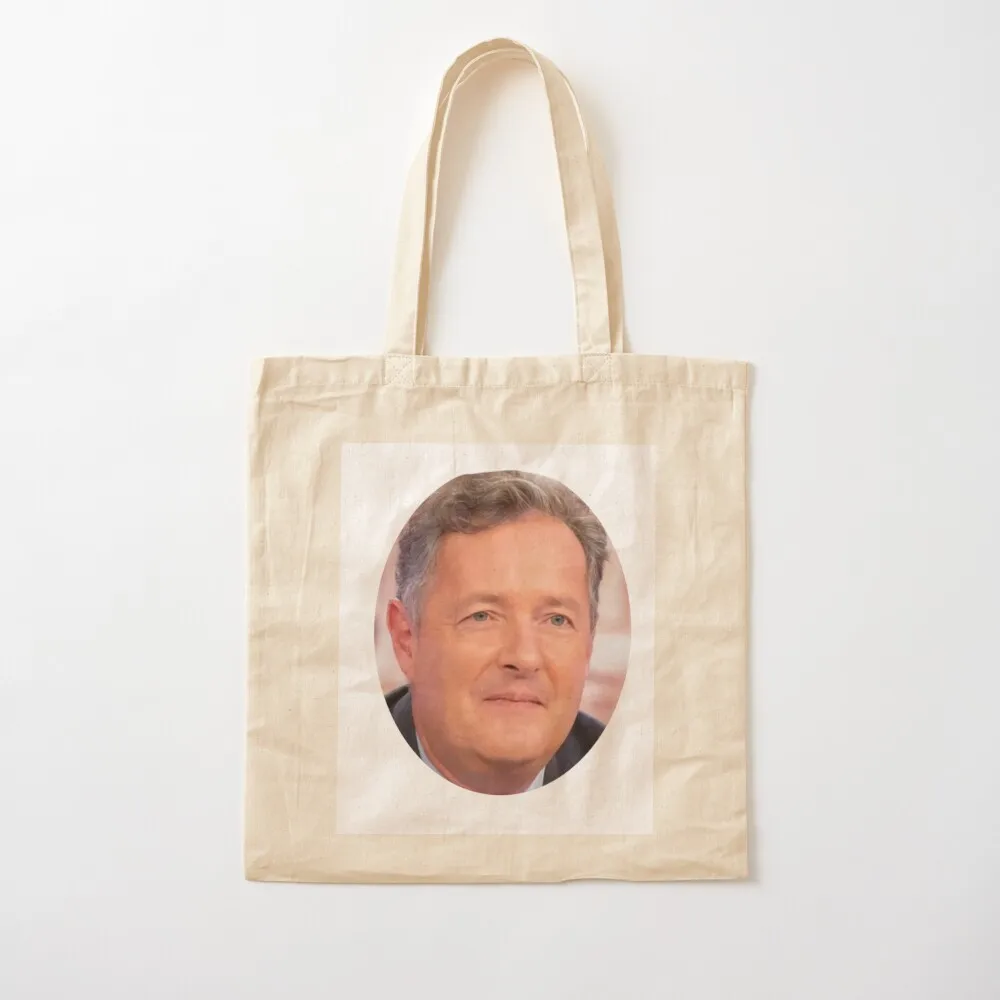 

Piers Morgan Tote Bag Reusable bags shopper bag women canvas Big bag women canvas tote Canvas Tote