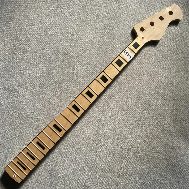 EN954 Origianl & Genuiner HB 4 String Electric Bass Neck Maple Wood With Black Binding 20 Frets Custom Black Block Inlay Replace