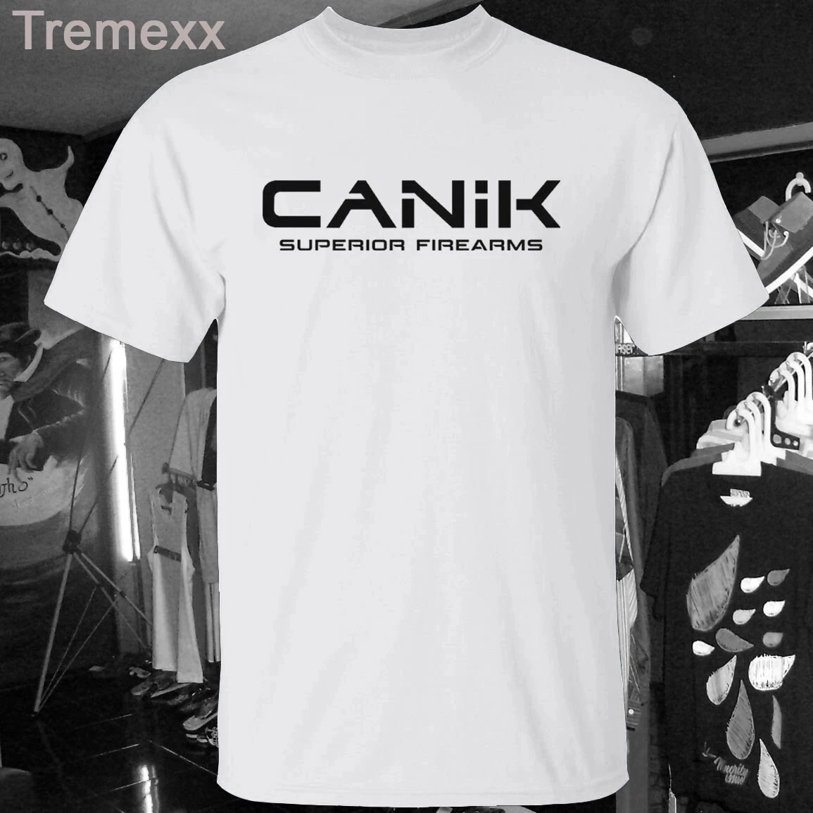 

2025 New Shirt CANIK Superior Firearms T-Shirt Printed Short Sleeve Cotton Round Neck T-shirt for Men and Women