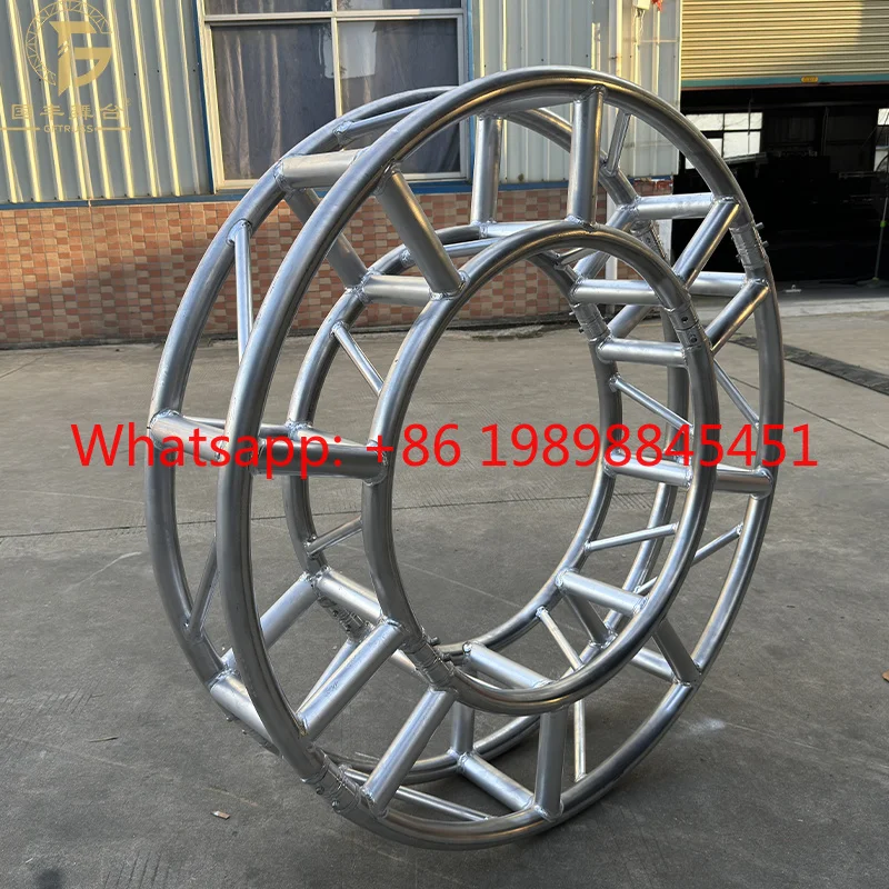 290*290mm Arc Aluminum Truss, 2m Diameter For Outdoor Music Festival & Display Quick Setup