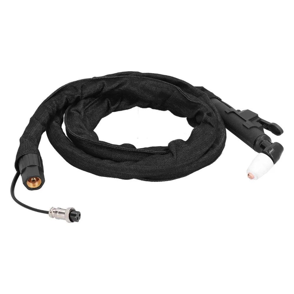 PT‑31 Plasma Cutter Torch Straight Handle High Frequency Ignition Air Plasma Cutter Air Cooling Design 40A 50A Compatible