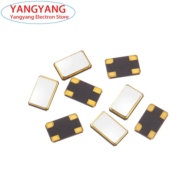 5PCS SMD 5032 Passive Quartz Resonator Crystal Oscillator 4P 8m 10 12 16 20 24MHZ 11.0592 12.288 13.560 18.432 19.2m 22.1184 MHZ