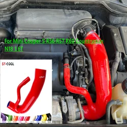 For Mini Cooper S R56 R57 R60 Countryman N18 1.6T Petrol Engine Induction Intake Hose Turbo To Air Filter Silicone Tube 1PC