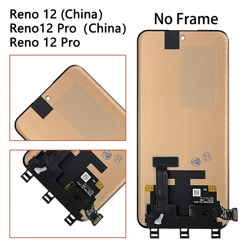 New For Oppo Reno 12/12 Pro (China) CPH2625 CPH2629 PJW110 PJV110
