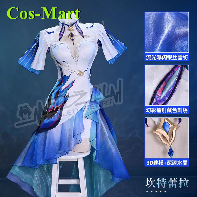 

Cos-Mart Game Wuthering Waves Cantarella Косплей Костюм Новые ролевые игры Модная вечерние одежда для ролевых игр Женское платье