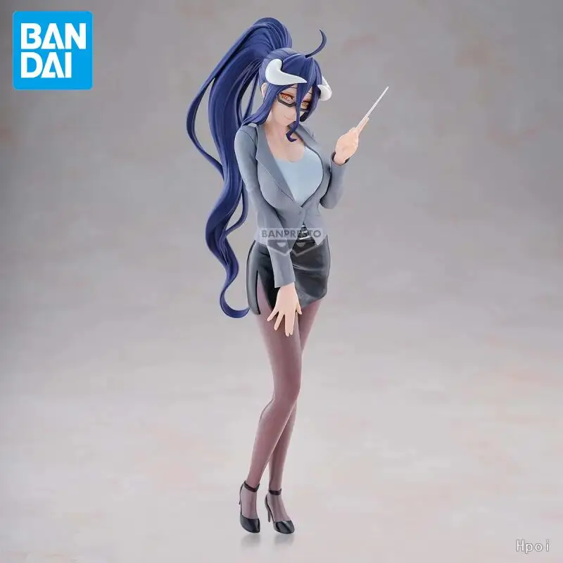 Auf Lager BANDAI Banpresto Original Overlord Albedo Lehrer Stil Ver 20cm Anime Figuren Action Figur Modell Sammeln Spielzeug Geschenk