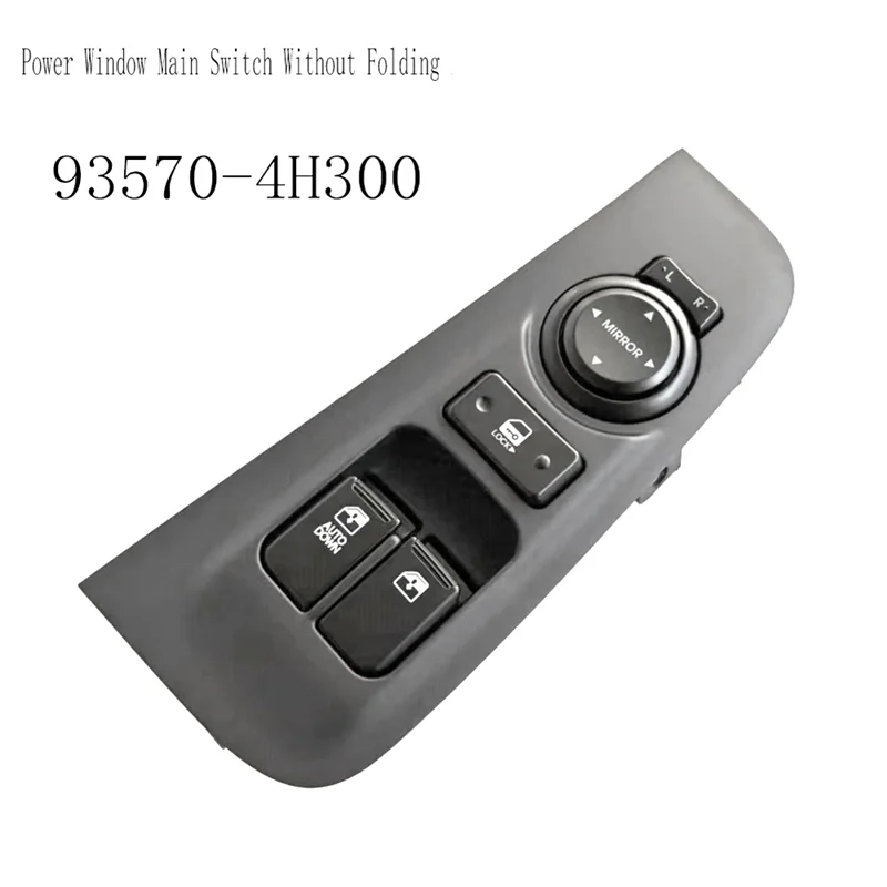 

For Hyundai I800 Imax H1 Starex 2007-2015 Power Window Main Switch 93570-4H300 No Folding Adjustment