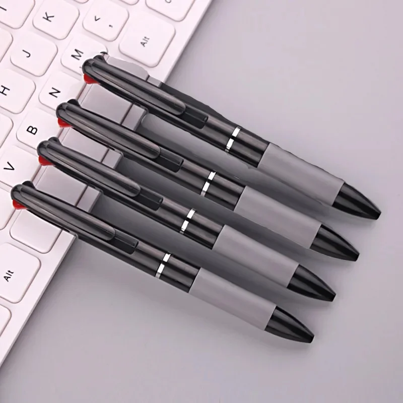 3 in 1 Red/Black/Blue Ink Color 0.7mm Student Ballpoint Pens Ball Point Writing Stationery Fine School Supplies Pencils Office view 5