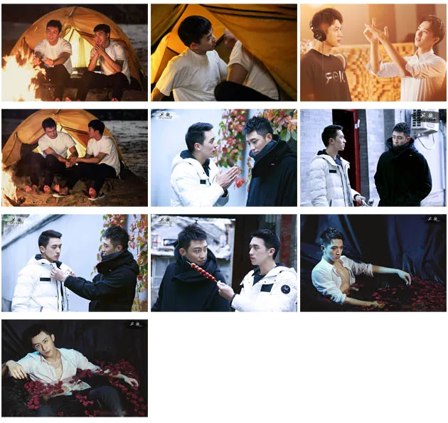 Chinese BL Drama Addicted Shang Yin Gu Hai Bai Luoyin Johnny Huang Jingyu Timmy Xu Weizhou Mini Lomo Card Sticker Photo Poster