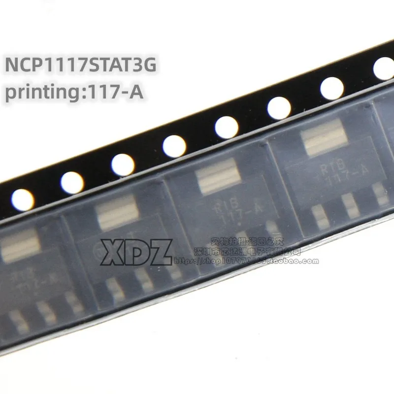 10pcs/lot NCP1117STAT3G NCP1117S Silk screen printing 117-A SOT-223 package Original genuine Low-dropout regulator chip