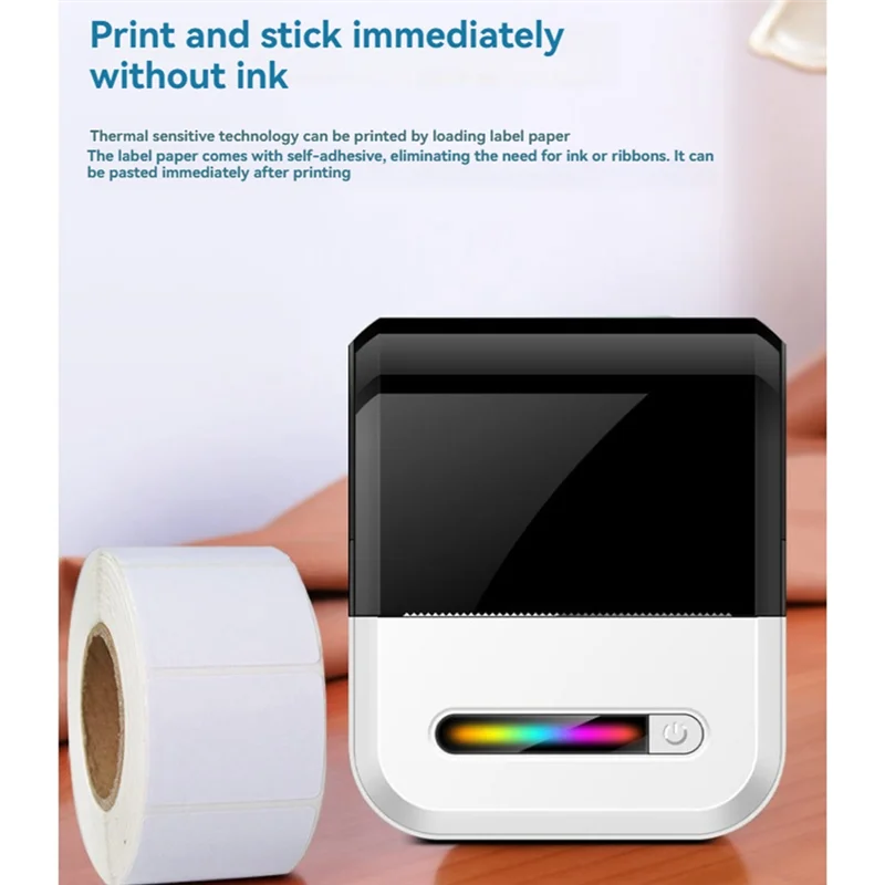 Reliable-Mini Label Maker Thermal Printing Sticker Mini Portable Printer Self-Adhesive Label Printer Mini Pocket Printer,Mini La