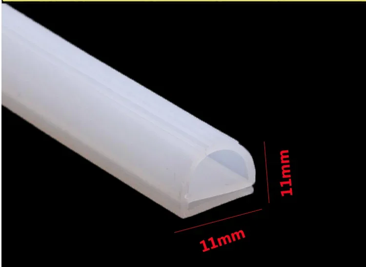 Silicone E Type Strip Red White E Shape Silicone Strip Door Oven Freezer Door Oven Steaming Machine VMQ E Sealing Bar