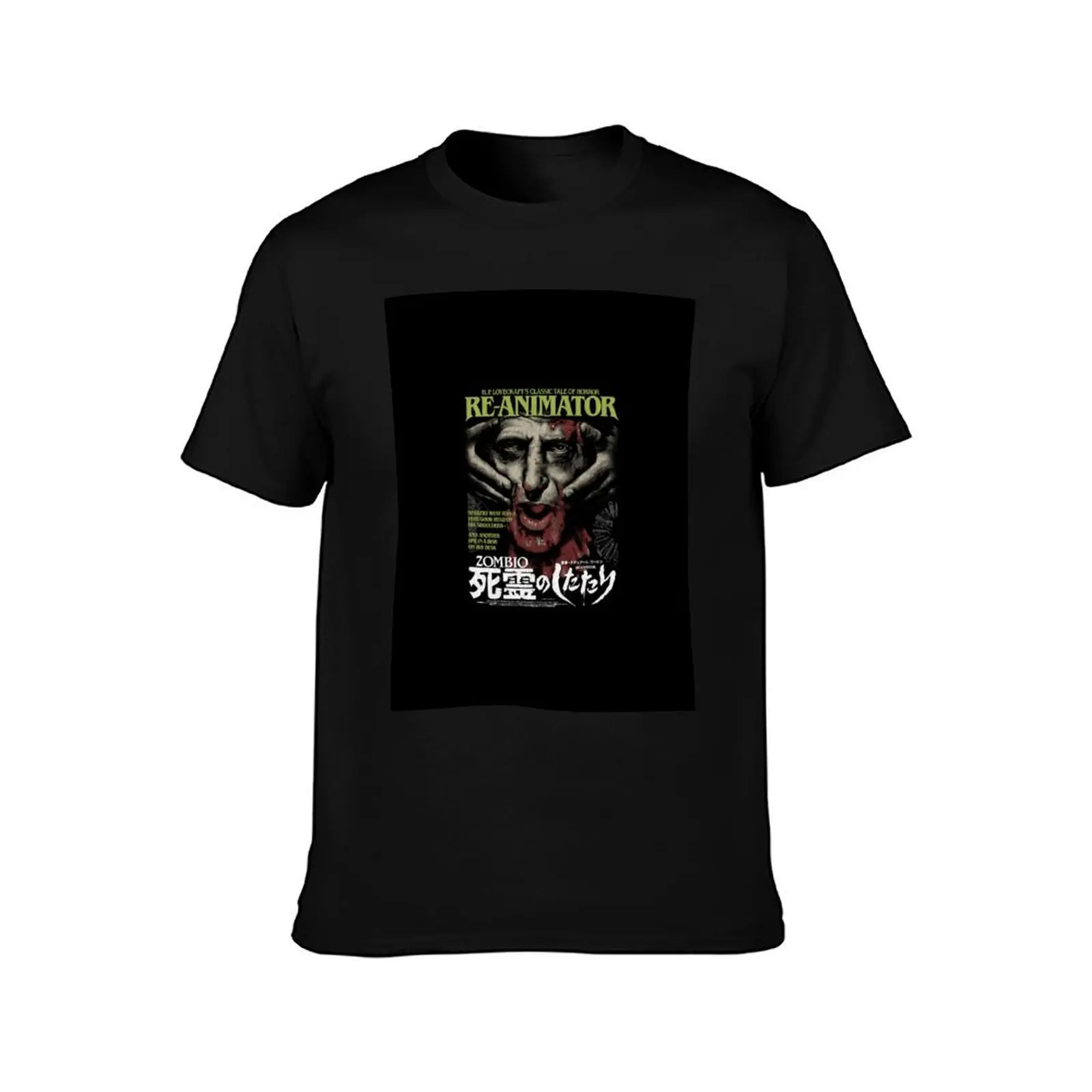 Re Animator T-Shirt Simple Casual Short Sleeve Cotton T-Shirt