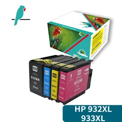 Compatible Ink Cartridge Replacement for 932XL 933XL 4Pack with HP Officejet 6100 6600 6700 7110 7510 7610 7612 7620 Printers