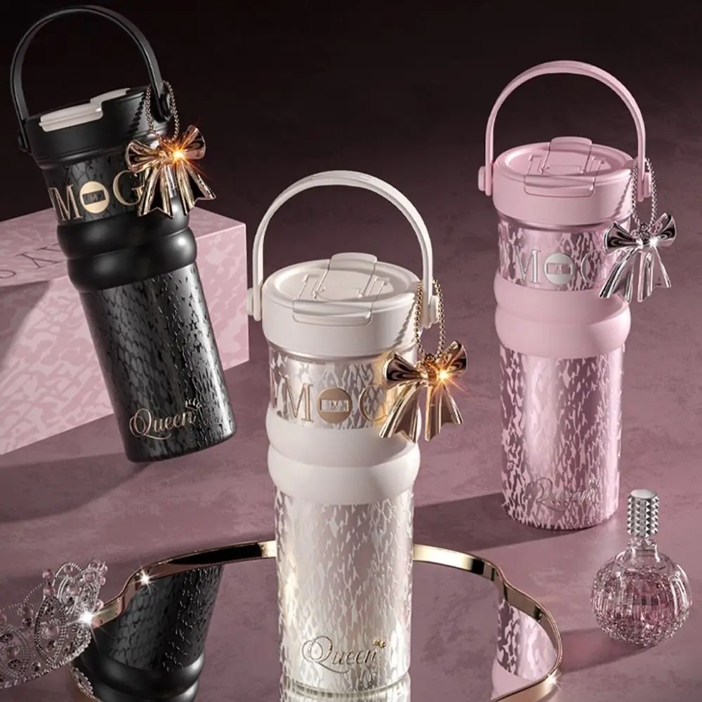 680 مللي كوب قهوة مطلي بالسيراميك عازل أو تبريد SUS316 كوب معزول من الفولاذ المقاوم للصدأ مع حبل رفع عالي السعة