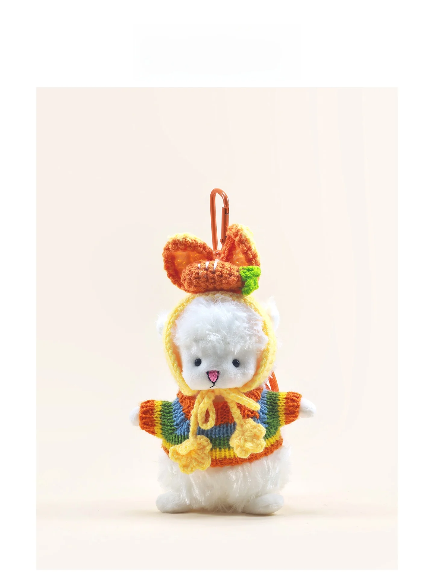 Joyousme Original Fofo Boneco de Cordeiro Dopamina, Pingente para Bolsa, Mochila, Ornamento Pendurável para Boneca Pullip, Adorável Figurino de Animal, Acessório