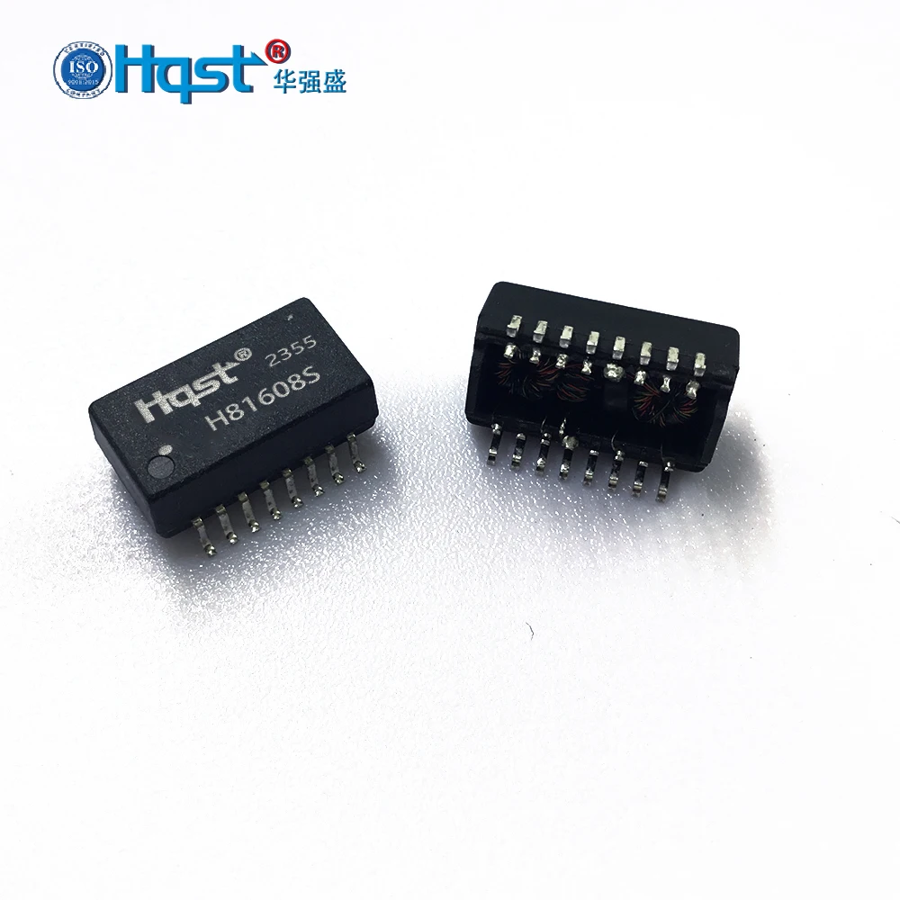 HS9016 H81608S 100Mbps Ethernet Transformer 16P SMT LAN Filter Module