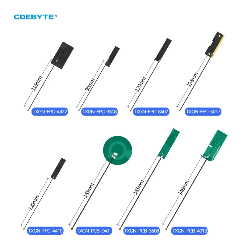 10pcs 4G Antenna CDEBYTE FPC Seires Support WCDMA/LET/DTU/4G/5G 826~960 MHz 1710~2170 MHz IPEX Interface Build-in Antenna